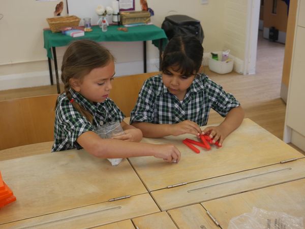 girls learning