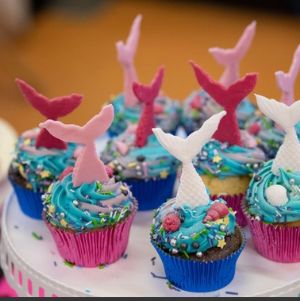 cakes with mermaid tails