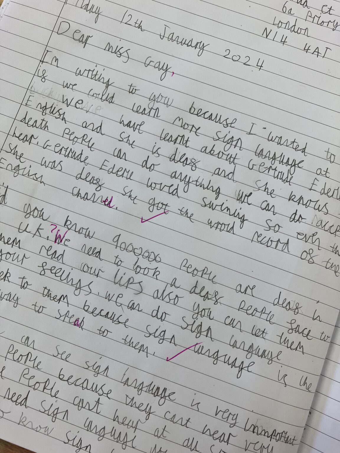 year-3-letter-writing-private-school-north-london-vita-et-pax