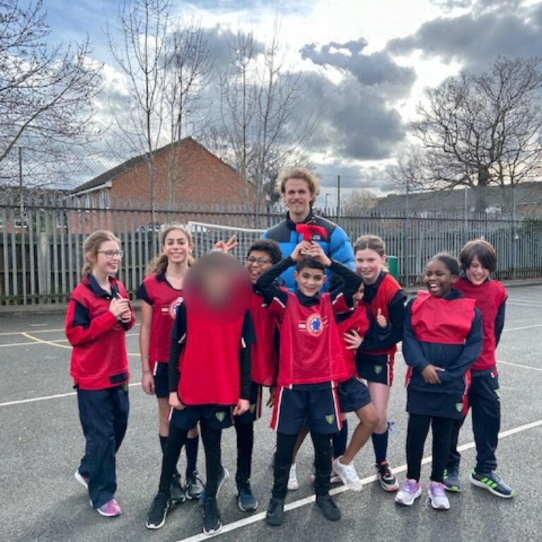 sports students smiling