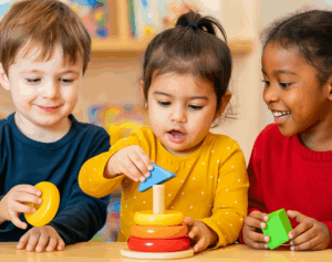 2 Year Nursery Children Learning