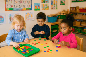 2 year old nursery Children Playing
